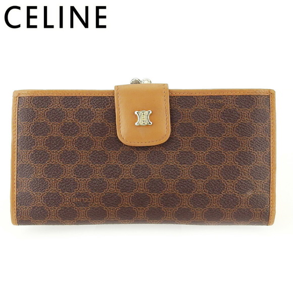 Celine beige Wallet long leather macadam brown - Picture 1 of 6